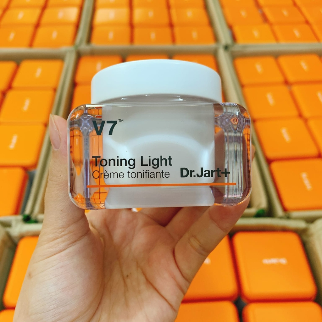 Kem Dưỡng Trắng Tái Tạo Da V7 Toning Light Dr.Jart+ Hàn Quốc 15ml - 50ml Chính Hãng trắng da bật tone tức thì