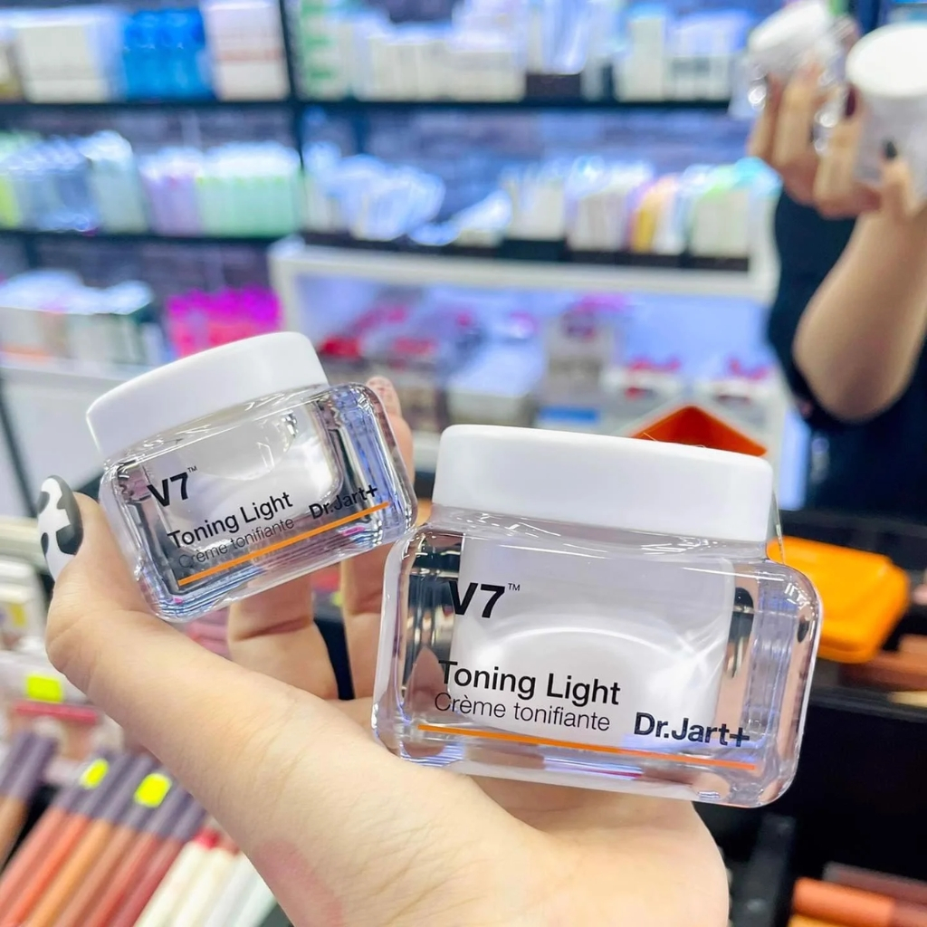 Kem Dưỡng Trắng Tái Tạo Da V7 Toning Light Dr.Jart+ Hàn Quốc 15ml - 50ml Chính Hãng trắng da bật tone tức thì