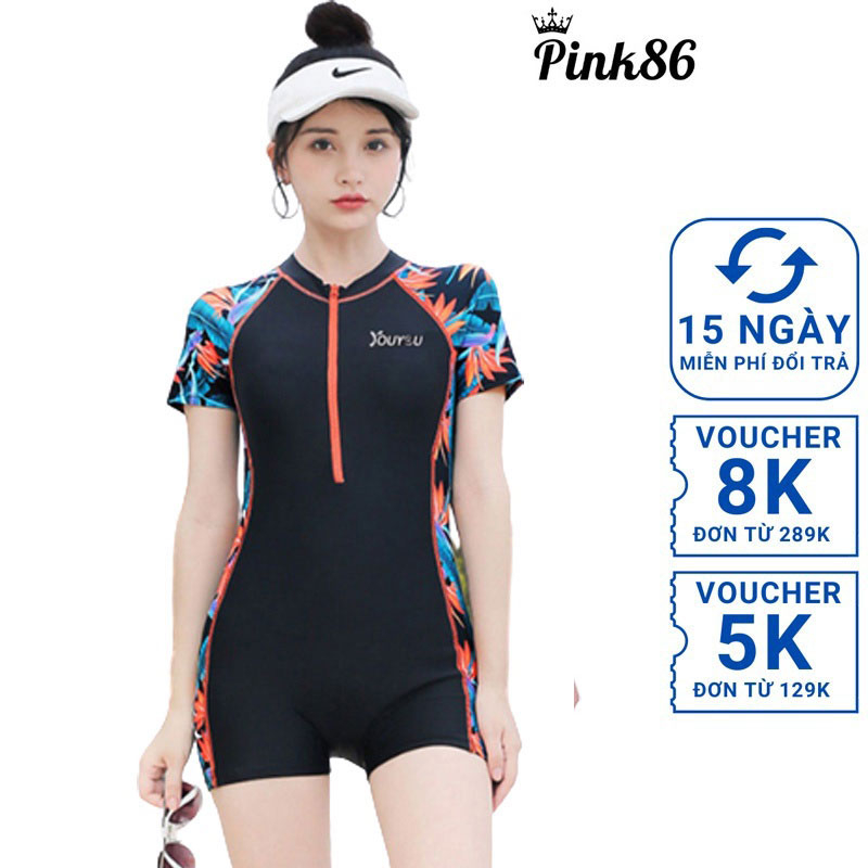 Đồ bơi nữ, áo tắm liền thân trẻ trung BK-504i