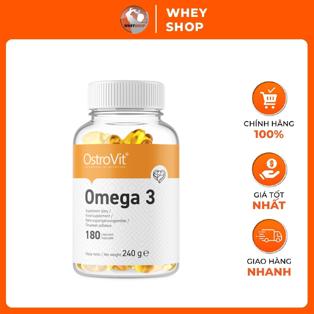 Viên uống bổ sung dầu cá OstroVit Omega-3