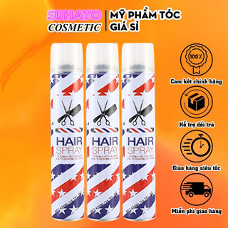 Gôm xịt tóc nam tạo kiểu tóc barber hair spray sáp vuốt tóc dành cho cả nam và nữ