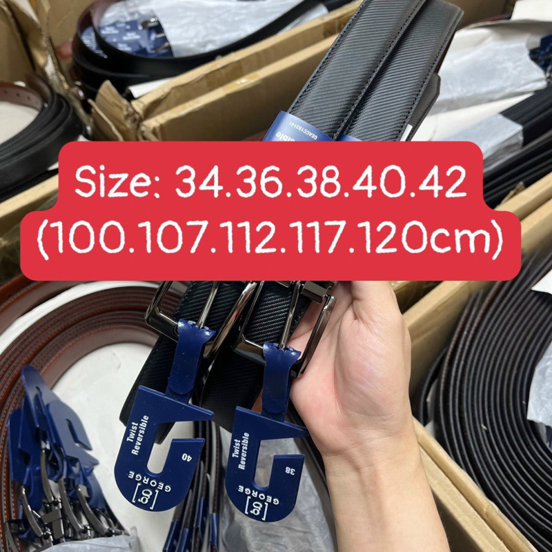 Thắt lưng  của hãng George xuất Mỹ siêu đẹp, giá rẻ