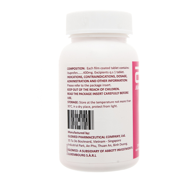 Ibuprofen 400 - Giảm Đau, Giảm Viêm
