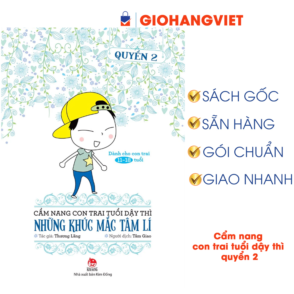 Sách - Cẩm Nang Con Trai Tuổi Dậy Thì - Quyển 2 - Những Khúc Mắc Tâm Lí