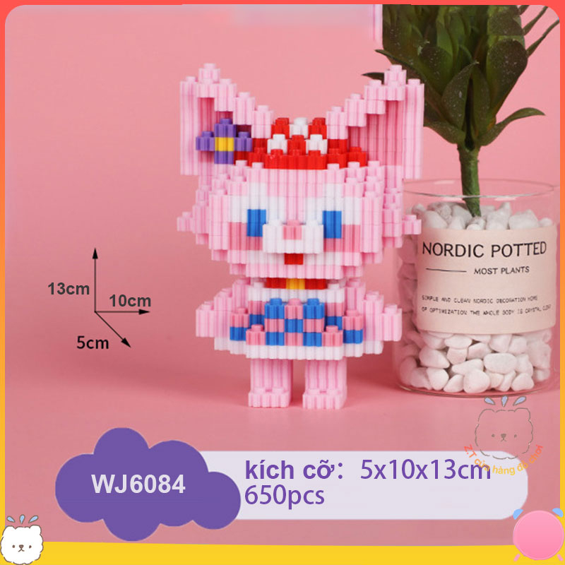 MINI LEGO Mô hình răng cưa Lắp Ráp Đồ Chơi Cute Khác Nhau Nhân vật hoạt hình đồ chơi xếp hình