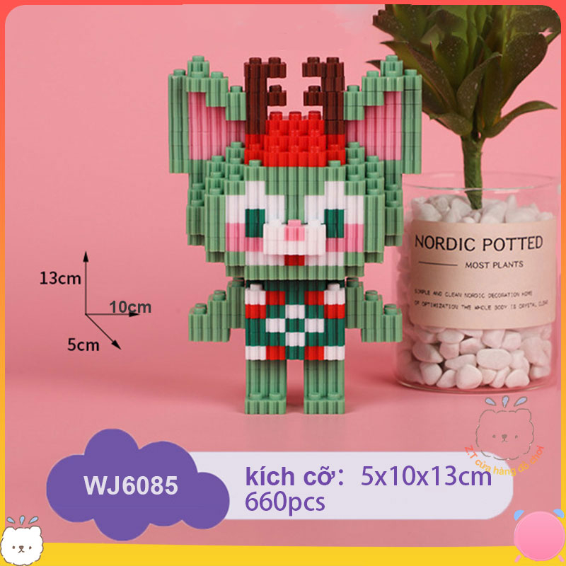 MINI LEGO Mô hình răng cưa Lắp Ráp Đồ Chơi Cute Khác Nhau Nhân vật hoạt hình đồ chơi xếp hình