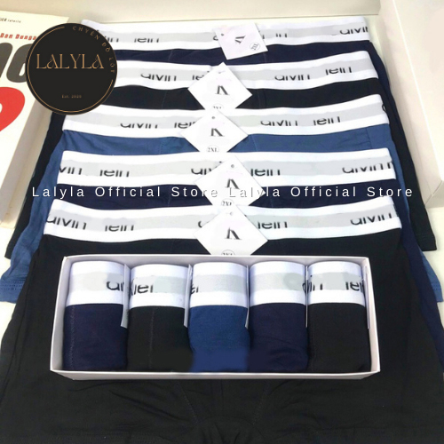 Hộp 5 Quần Sịp Nam Boxer, Quần Lót Đùi Nam Cotton Cao Cấp Co Giãn 4 Chiều Thoáng Mát Thấm Hút Mồ Hôi LALYLA 01 | BigBuy360 - bigbuy360.vn