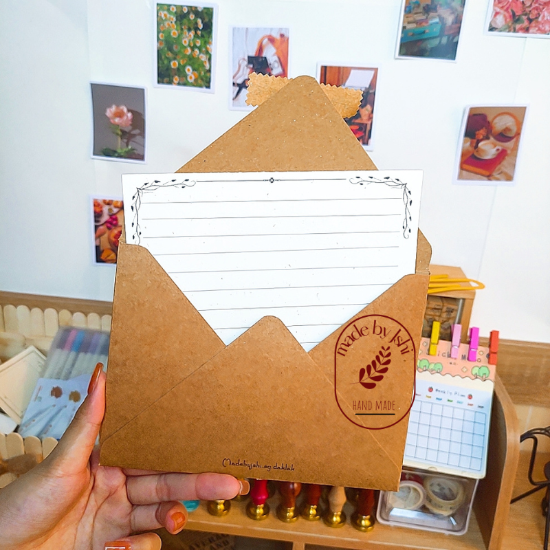 Thiệp giấy kraft vintage 07