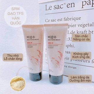 Sữa rửa mặt gạo hàn quốc