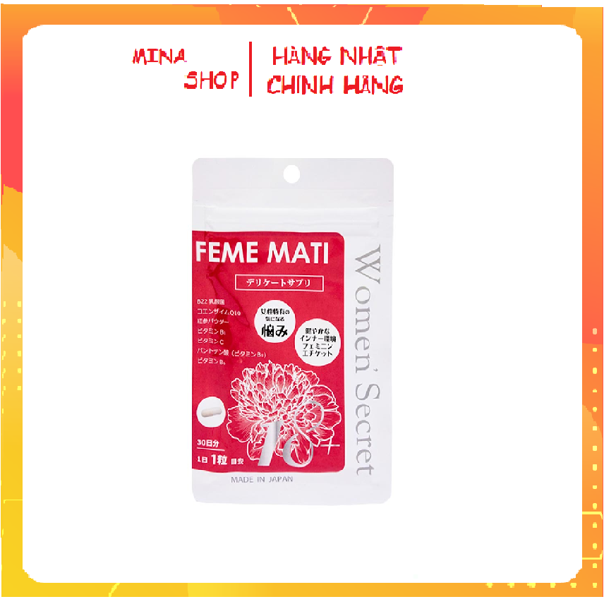 Viên uống Feme Mati phụ khoa Nhật Bản (30 viên)