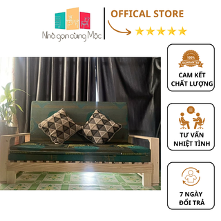 GHẾ SOFA GIƯỜNG GỖ TỰ NHIÊN