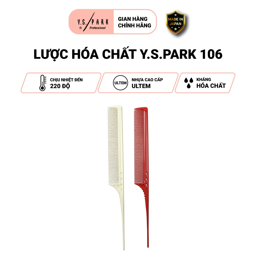 Lược uốn nhuộm chuyên dụng YS PARK YS-106 chịu nhiệt chính hãng Nhật Bản