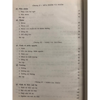 Sách - Đại số đại cương