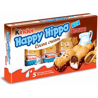 Bánh socola kinder happy hippo cacao (hộp 5 bánh)