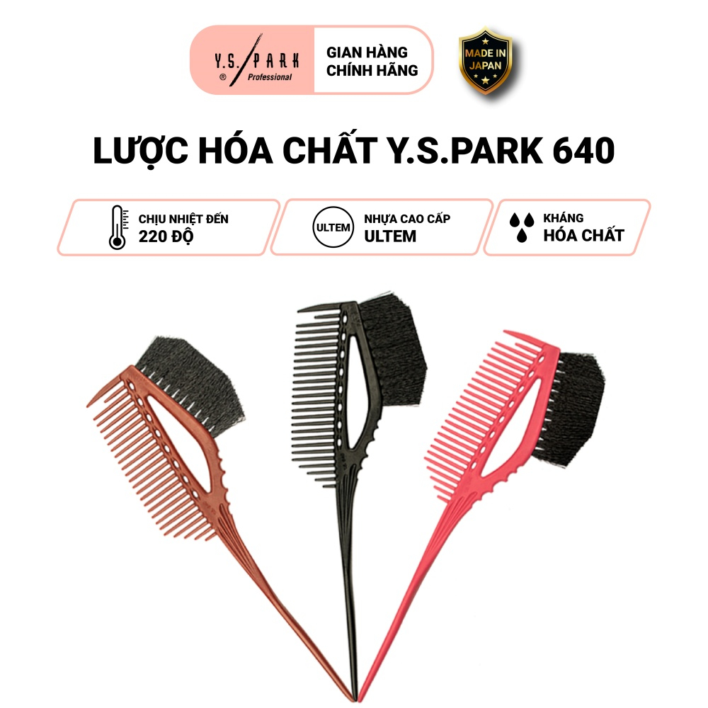 Lược uốn nhuộm chịu nhiệt YS PARK nhập khẩu chính hãng Nhật Bản YS-640