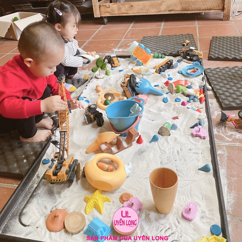 Bộ Đồ Chơi Xúc Cát Bãi Biển Dành Cho Bé, Nhựa Cao Cấp An Toàn Cho Bé Khi Chơi, Chi Tiết Hoạt Hình Dễ Thương