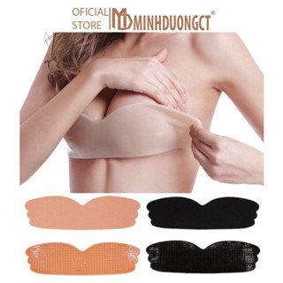 Miếng Dán Ngực Silicon Cúp Ngang Mặc Áo Cưới - Áo Dán Ngực Cho Đầm Quây, Đầm Hở Lưng , Dự Tiệc [Minhduongct]