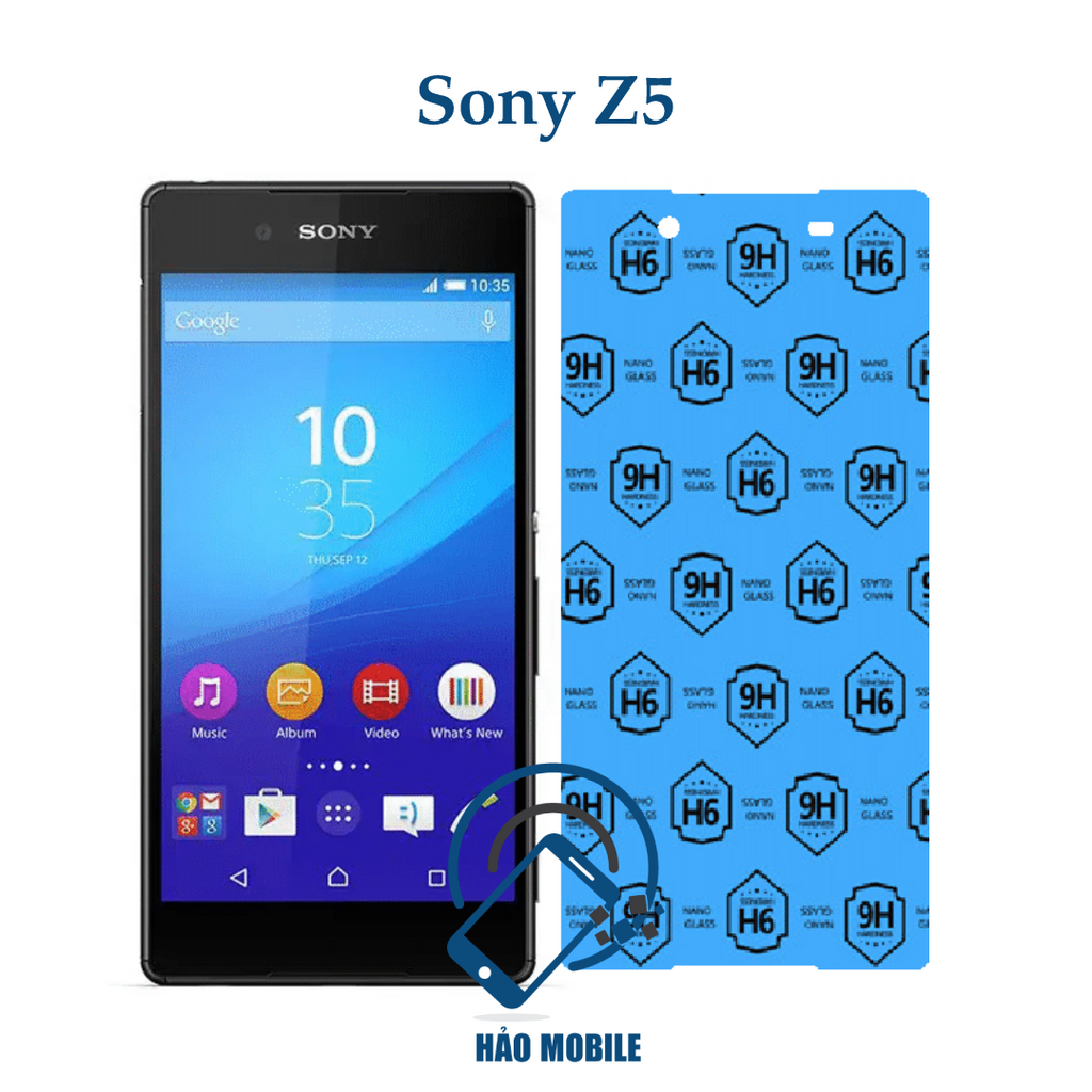 Dán cường lực dẻo nano mặt trước sau Sony Z5