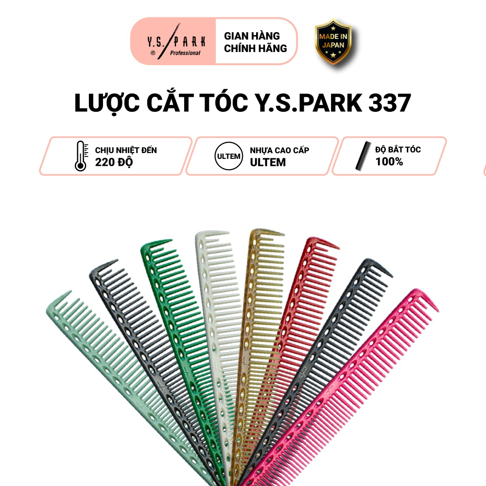 Lược cắt tỉa tóc nữ Nhật Bản YS PARK professional răng tròn YS-337 hàng chính hãng