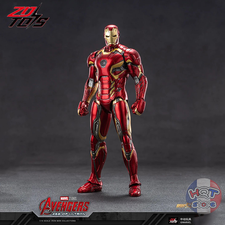 Mô hình iRon Man Mark 45 ZD Toys tỉ lệ 1/10 chính hãng MK45 Mark XLV