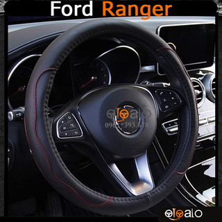 Bọc vô lăng volang dành cho xe Ford Ranger da PU cao cấp - OTOALO