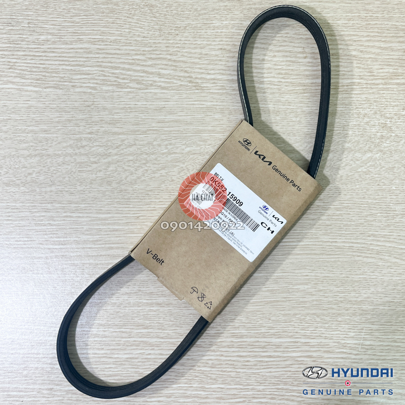 Bộ dây curoa HYUNDAI GETZ: máy phát & lốc lạnh / điều hoà - Nhập khẩu chính hãng HYUNDAI MOBIS Hàn Quốc