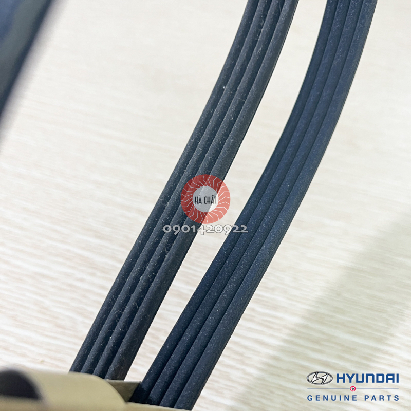 Bộ dây curoa HYUNDAI GETZ: máy phát & lốc lạnh / điều hoà - Nhập khẩu chính hãng HYUNDAI MOBIS Hàn Quốc