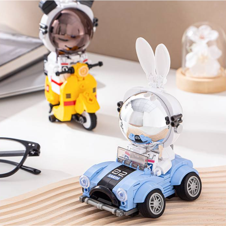 Mô Hình Lắp Ráp Phi Hành Gia Mini Mô Hình Trang Trí Mô Hình Decor Cao Cấp Mô Hình Quà Tặng