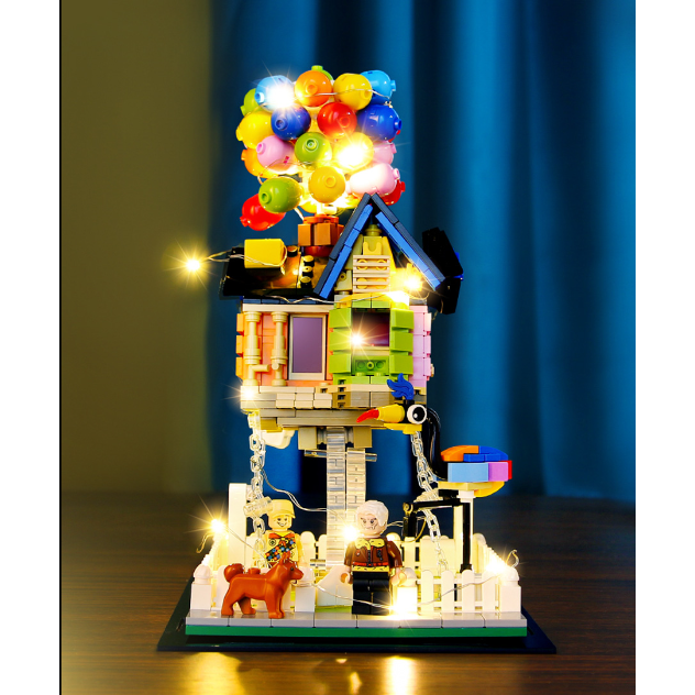 Mô Hình Lắp Ráp Nhà Bóng Bay Up Movie Mô Hình Trang Trí Mô Hình Decor Cao Cấp Mô Hình Quà Tặng