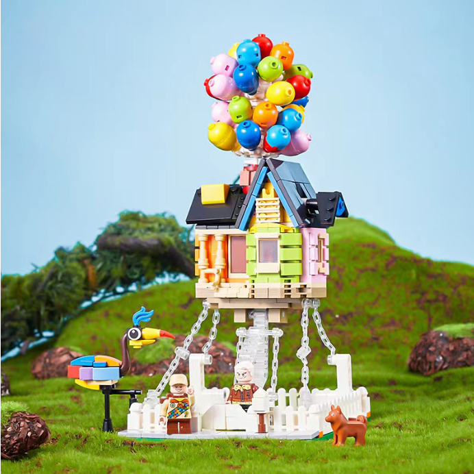 Mô Hình Lắp Ráp Nhà Bóng Bay Up Movie Mô Hình Trang Trí Mô Hình Decor Cao Cấp Mô Hình Quà Tặng