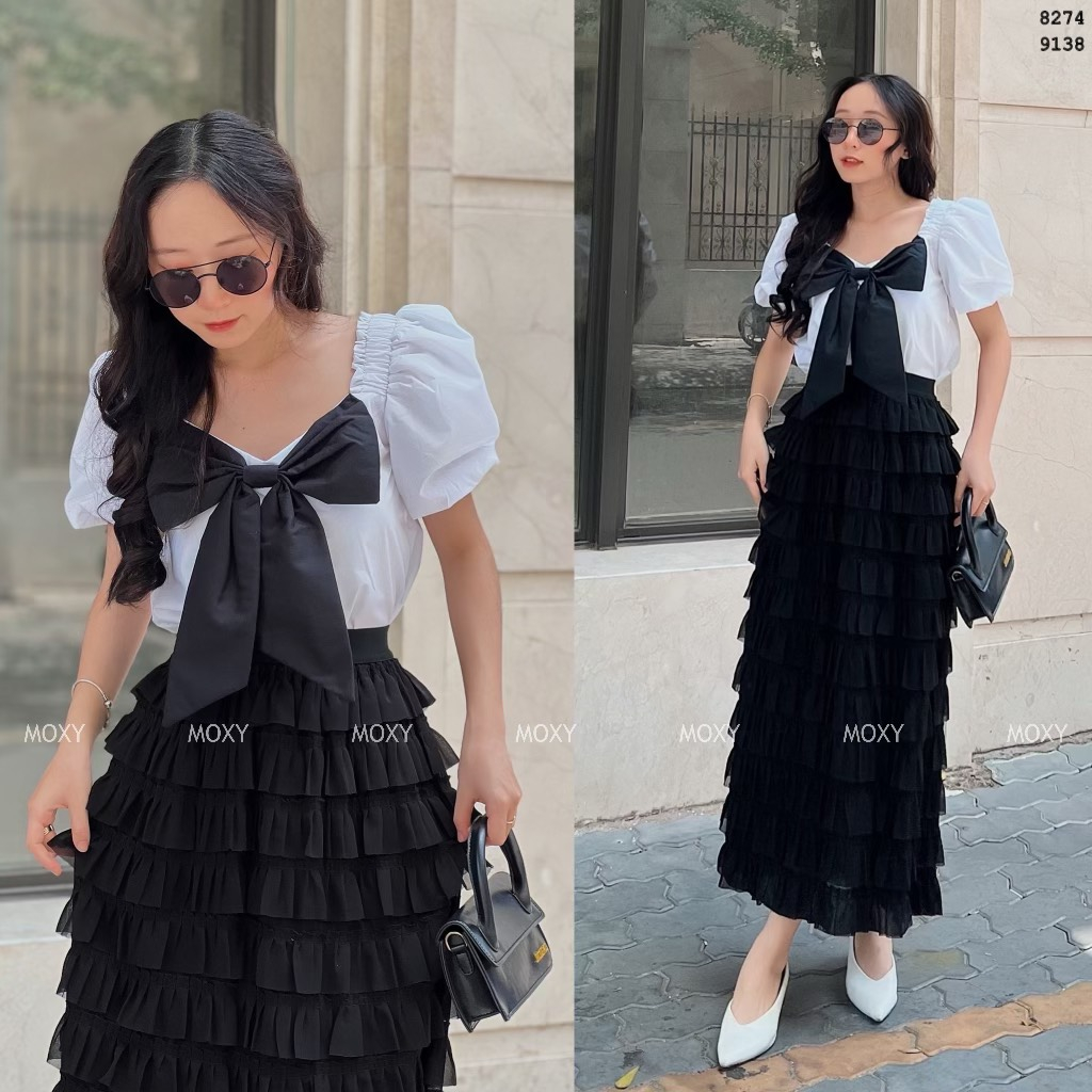 SP009138-chân váy tầng