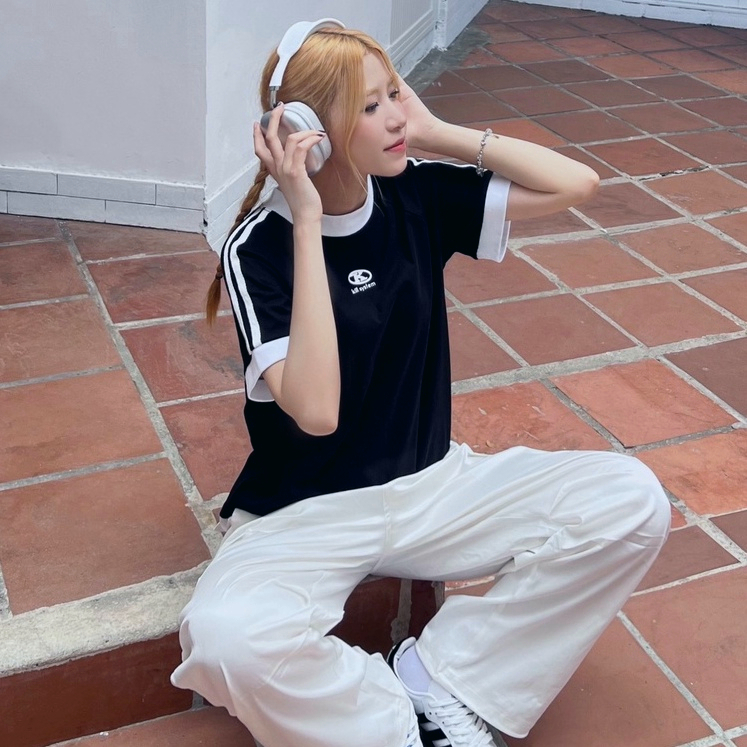 Áo thun Baby tee Killsystem form fit Jessi logo K viền tay chất vải cotton100%