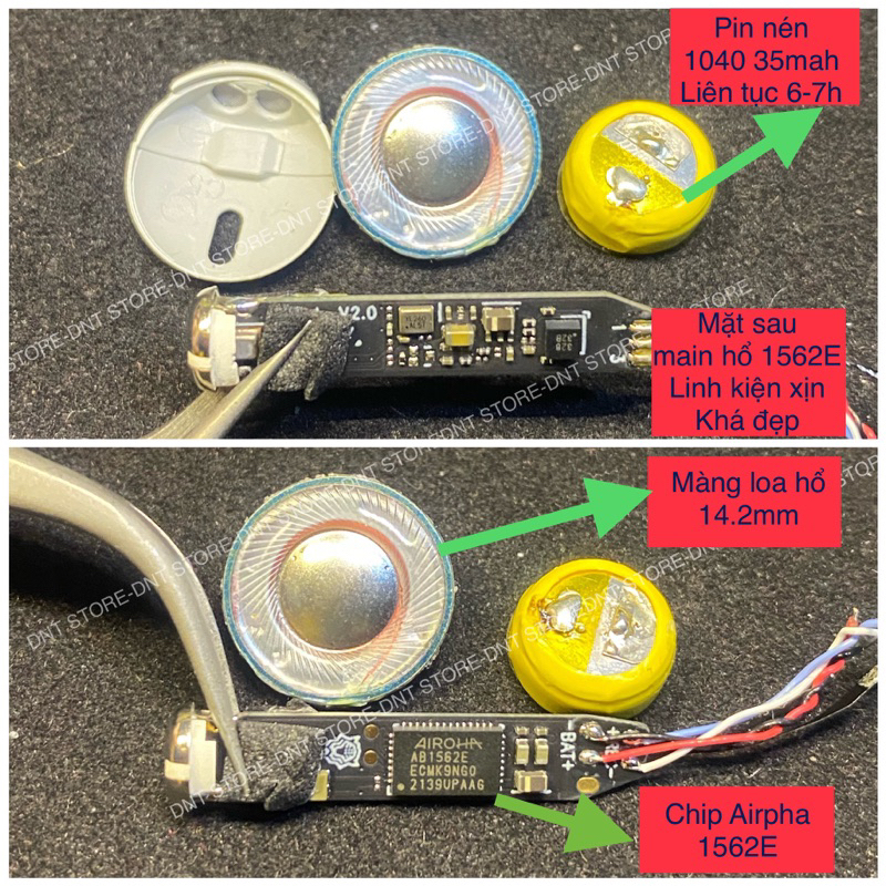 Tai Nghe Bluetooth Gaming Gen2 1562E-Pin 8h