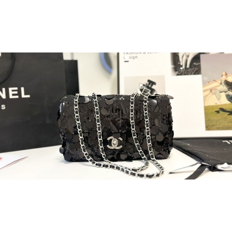 Túi xách nữ BLing bling sz25cm cực đẹp phần cứng mạ hợp kim cao cấp fullbox vip