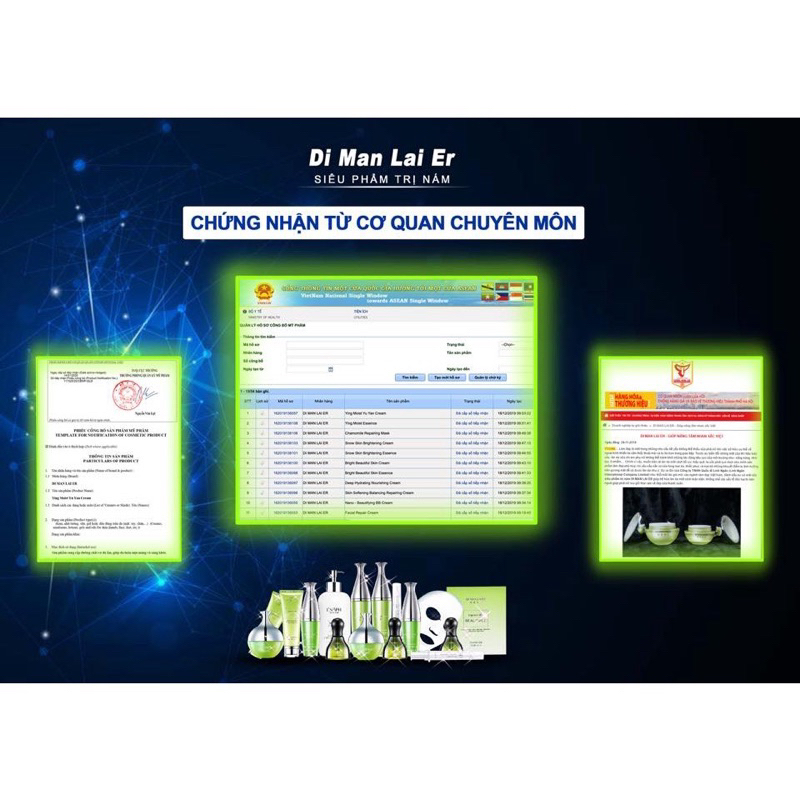 Kem C tailor made đào thải nám trắng da Dimanlaier