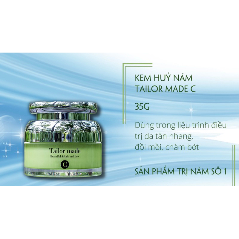 Kem C tailor made đào thải nám trắng da Dimanlaier