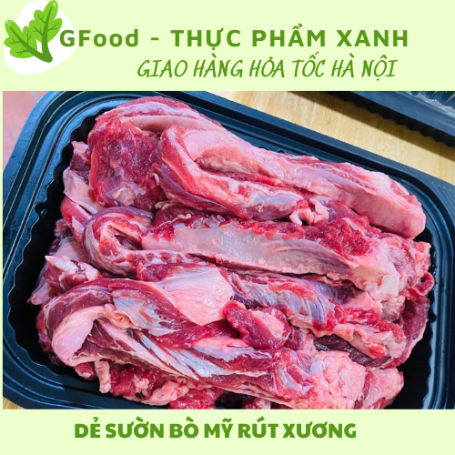 Dẻ sườn bò đủ 1kg siêu nạc ngon
