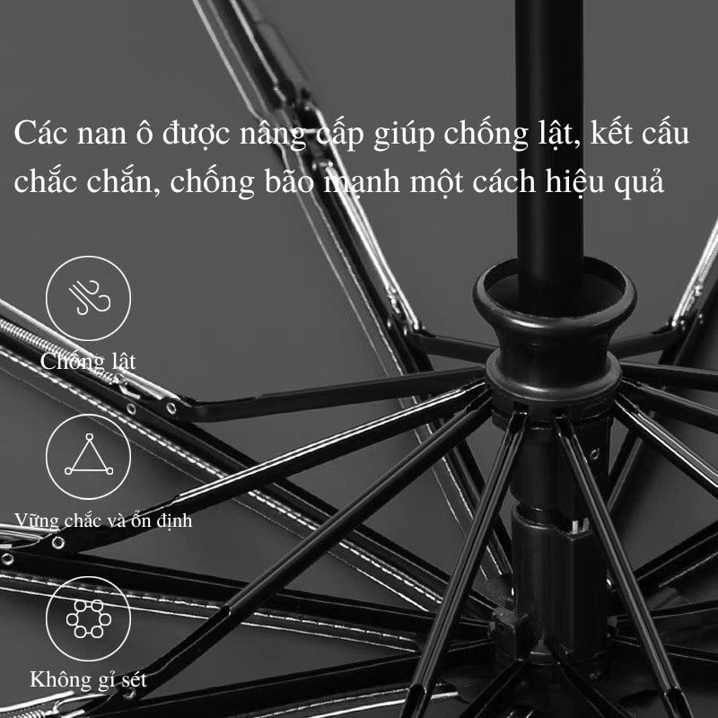 Ô Che Nắng Xuka 2 Lớp Dày Dặn Chống Thấm Ngăn Nắng Nóng