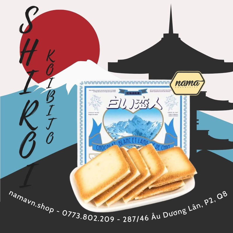 Shiroi Koibito ''Người tình tuyết trắng'' Bánh quy kem sữa Nhật Bản đến từ Hokaido