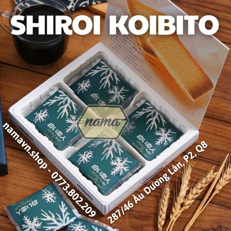 Shiroi Koibito ''Người tình tuyết trắng'' Bánh quy kem sữa Nhật Bản đến từ Hokaido
