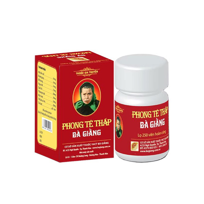 Phong tê thấp Bà Giằng ( hộp 400 viên )