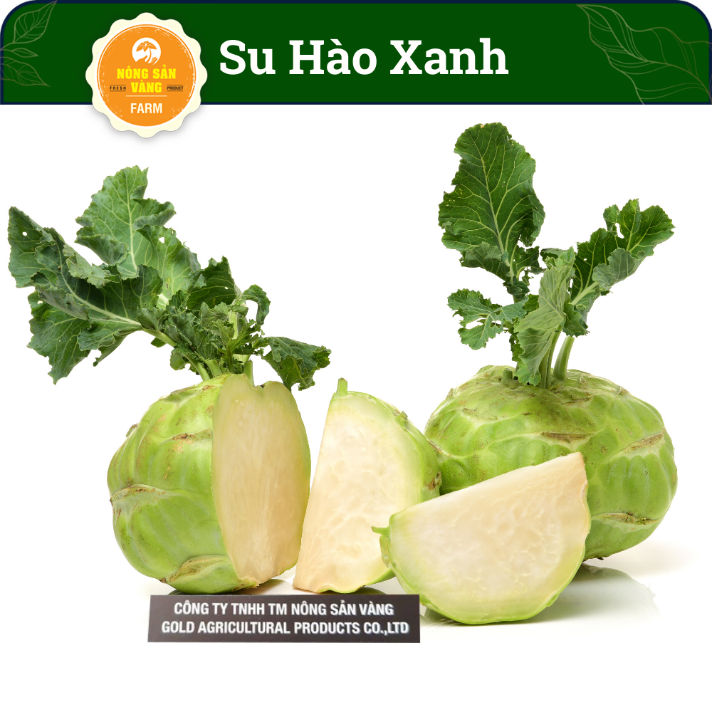 Hạt Giống Su Hào Xanh, Chịu Nhiệt Tốt, Kháng Bệnh Tốt, Năng Suất Cao (Gói 2 Gram) - Nông Sản Vàng