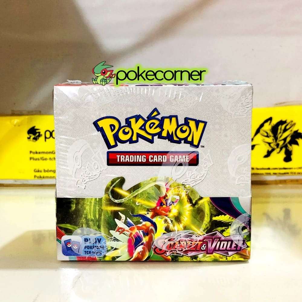 01 Pack lẻ thẻ bài Pokemon TCG Scarlet & Violet Baset Set SV01 Booster Pack chính hãng mới 100% Koraidon Miraidon