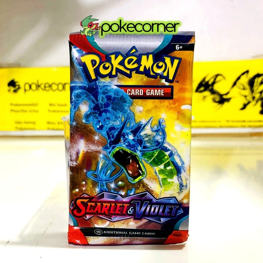 01 Pack lẻ thẻ bài Pokemon TCG Scarlet & Violet Baset Set SV01 Booster Pack chính hãng mới 100% Koraidon Miraidon