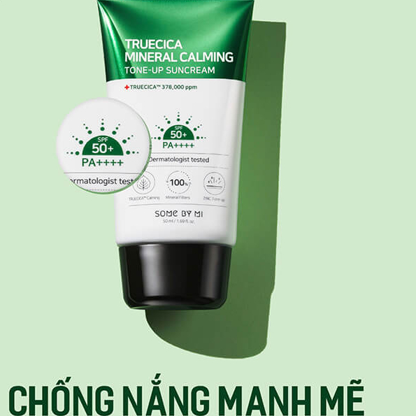 [MINI] Kem Chống Nắng Some by mi Truecica Mineral Calming Tone-Up Suncream SPF50+/PA++++ 5ml