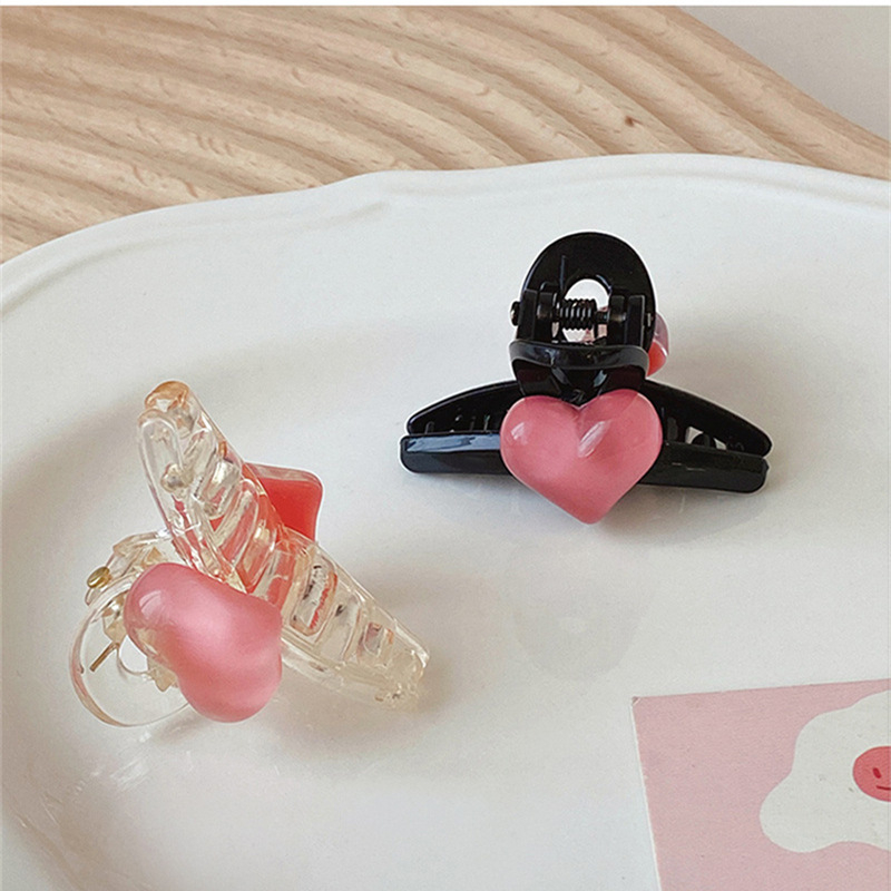 Kẹp tóc hình trái tim phong cách Hàn Quốc dễ thương - Bơ Store