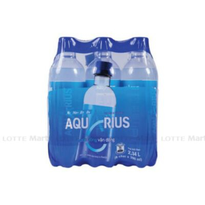 Lốc 6 Chai Nước Uống Thể Thao Aquarius 390ML