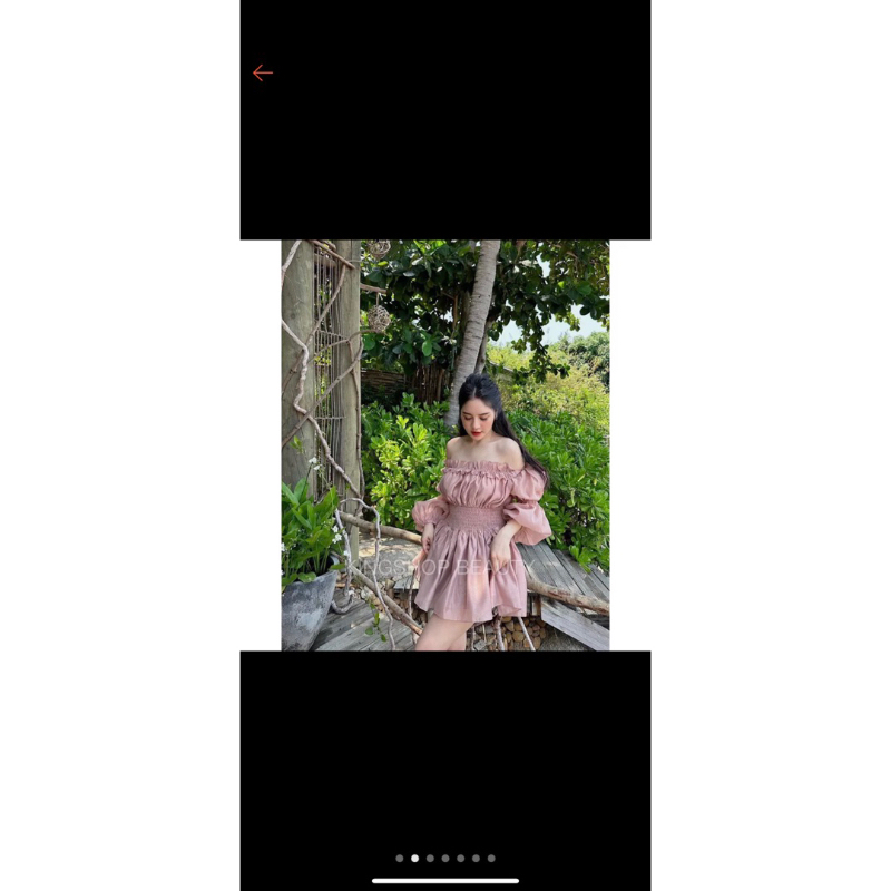 Pass áo trễ vai bèo hồng xinh hàng L1