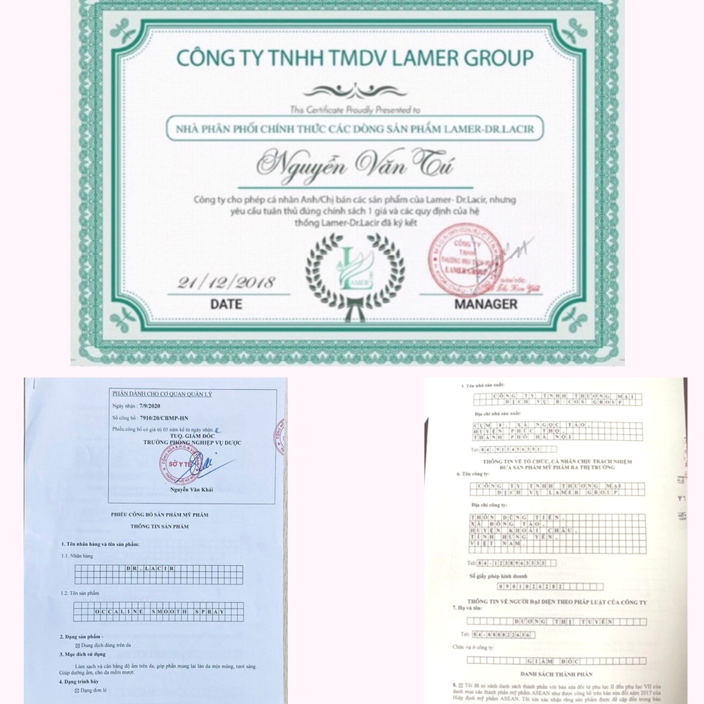 Xịt dưỡng tế bào gốc Dr Lacir, xịt dưỡng căng bóng da Occaline dưỡng ẩm dưỡng trắng giữ lớp make up không lem trôi 130ml | BigBuy360 - bigbuy360.vn