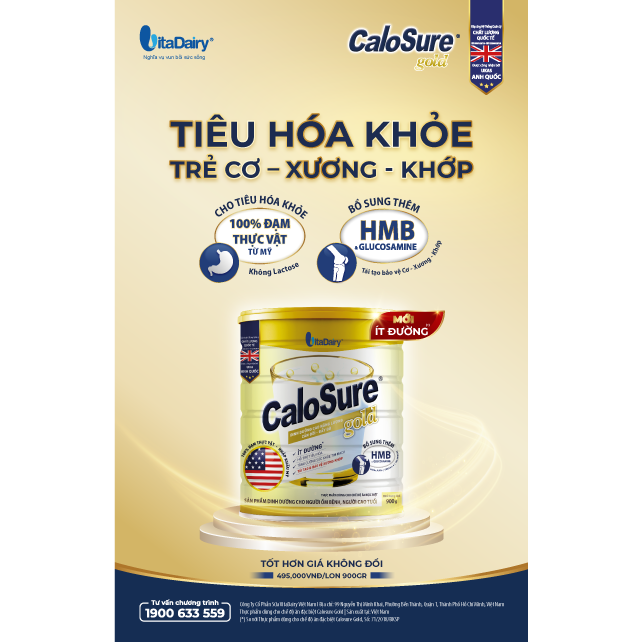 sữa calosure gold (900)g